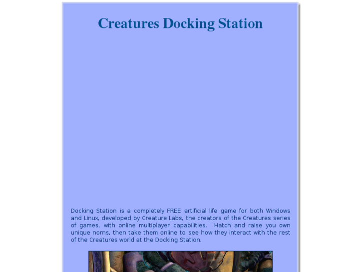 www.creaturesdockingstation.com