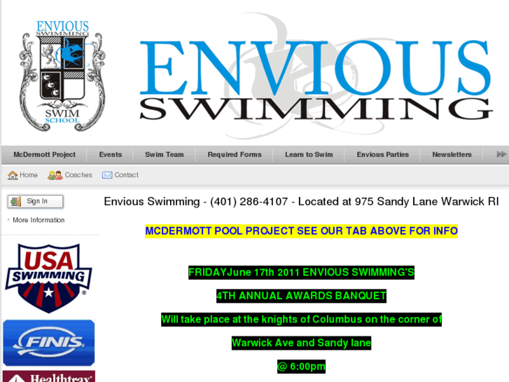 www.enviousswimming.com