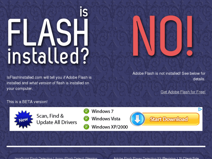 www.isflashinstalled.com