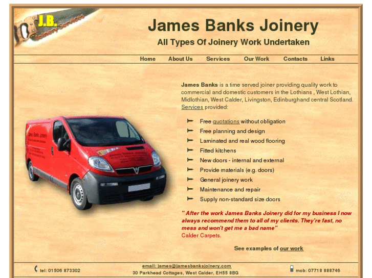 www.jamesbanksjoinery.com