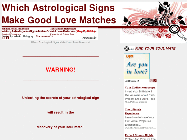 www.whichastrologicalsignsmakegoodlovematches.com