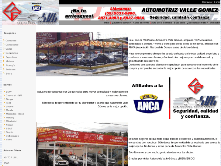 www.automotrizvallegomez.com