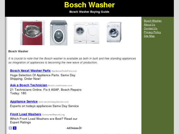 www.boschwasher.net