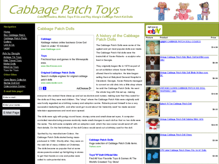 www.cabbagepatchtoys.com