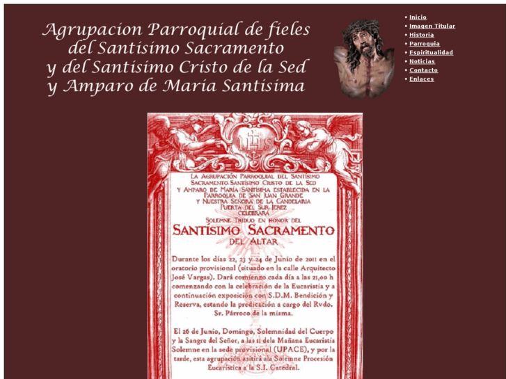 www.cristodelased.es