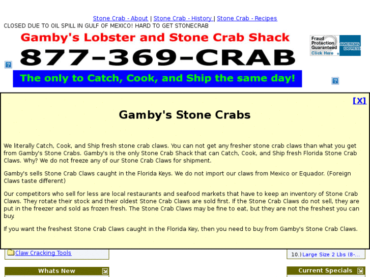 www.freshfloridastonecrab.com