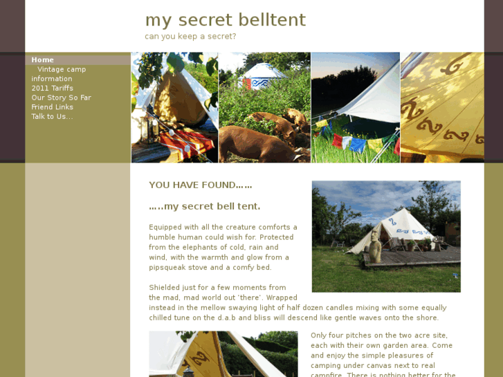 www.mysecretbelltent.com