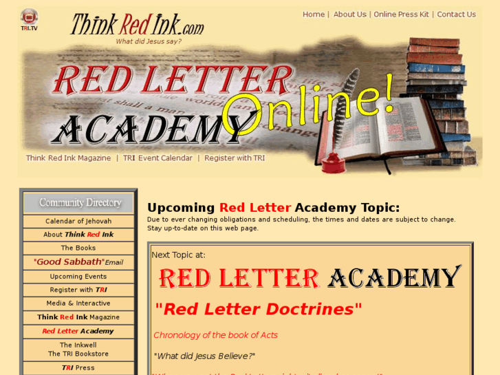 www.redletteracademy.net