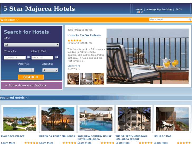 www.5starmajorcahotels.com