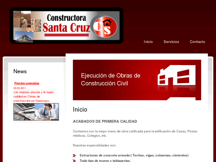 www.constructorasantacruz.com