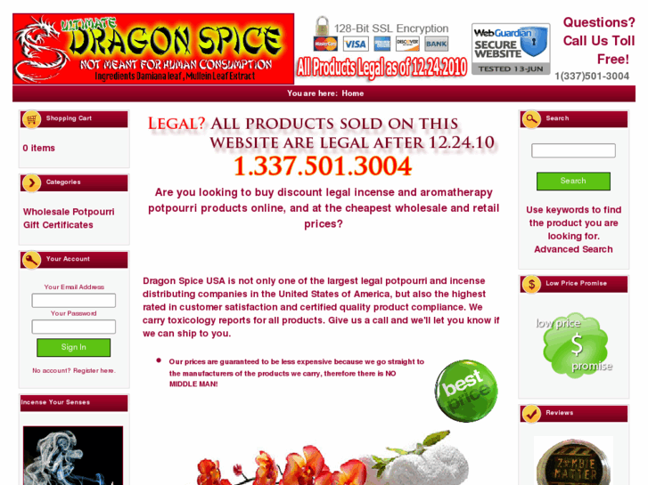 www.dragonspiceusa.com