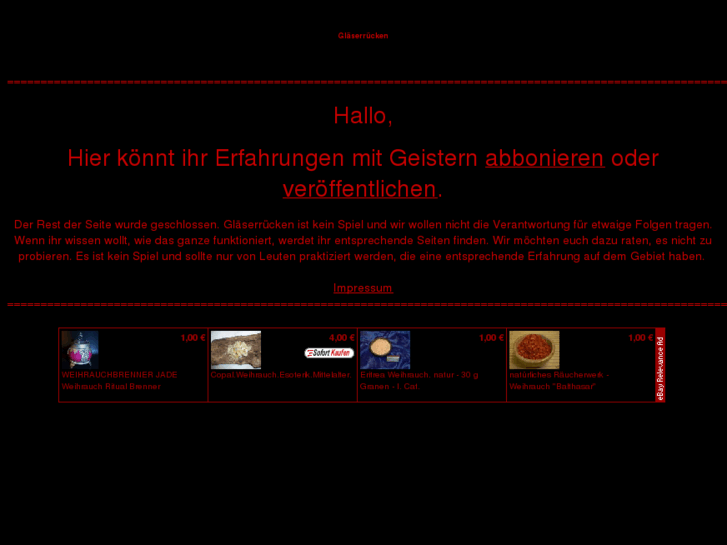 www.glaeserruecken.de