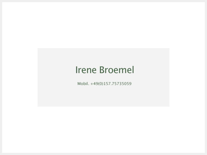 www.irenebroemel.com