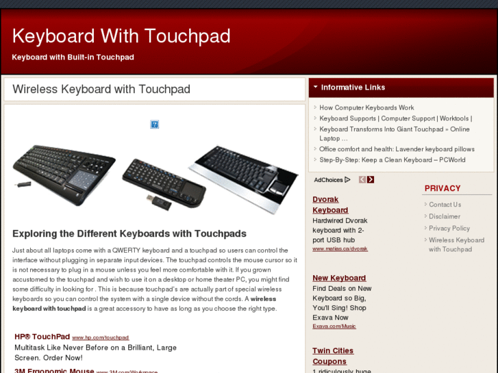 www.keyboardwithtouchpad.org