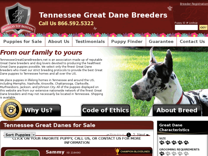 www.tennesseegreatdanebreeders.net