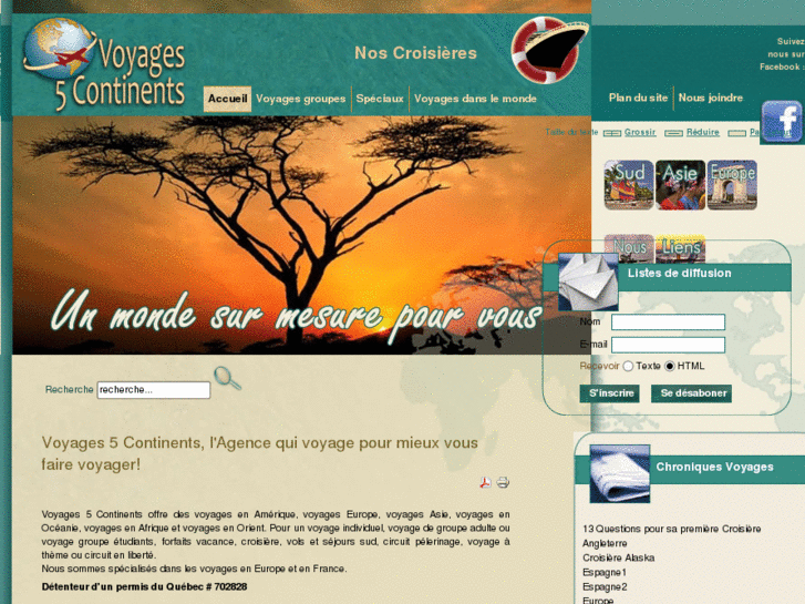 www.voyages5continents.com