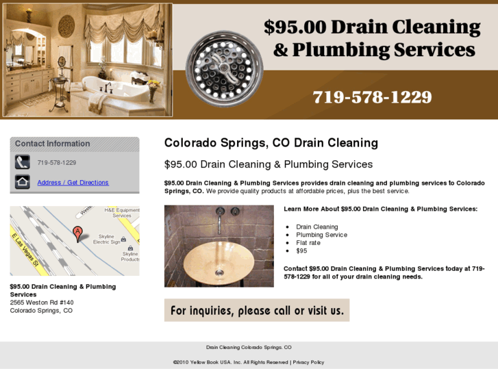 www.95draincleaningplumber.com