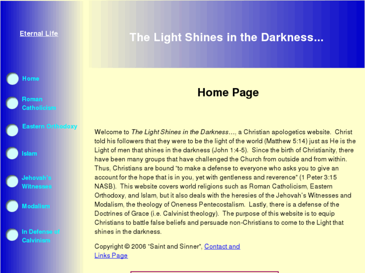 www.lightshinesindarkness.com