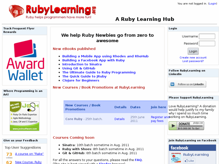 www.rubylearning.org