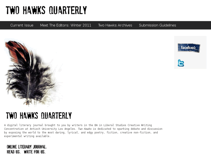 www.twohawksquarterly.com