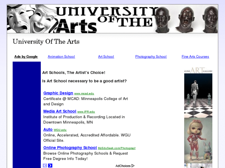 www.universityofthearts.net