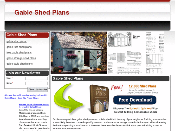 www.gableshedplans.org