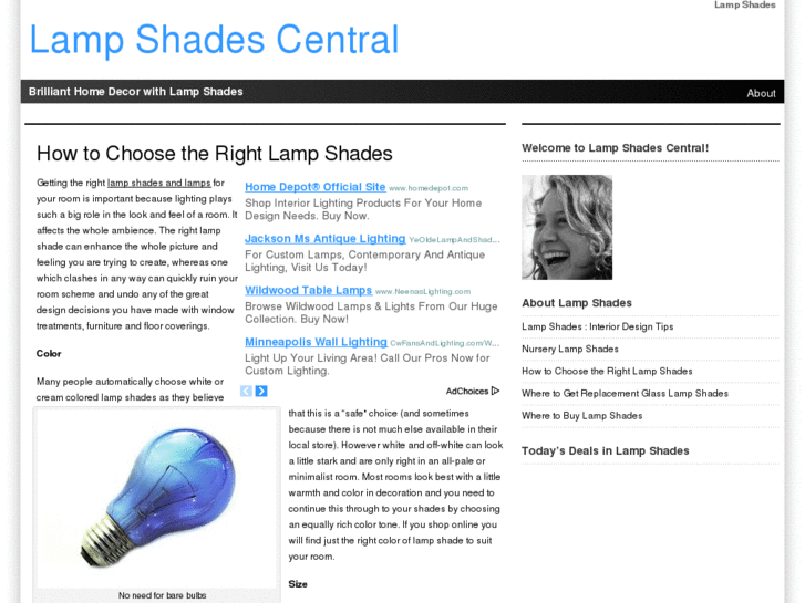 www.lampshadescentral.com
