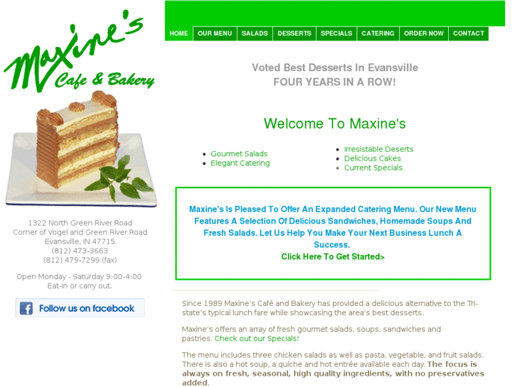 www.maxinescafebakery.com