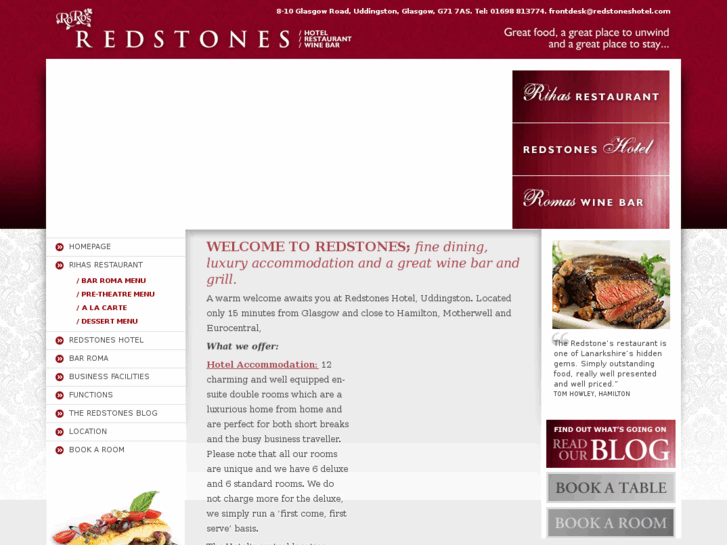 www.redstoneshotel.com