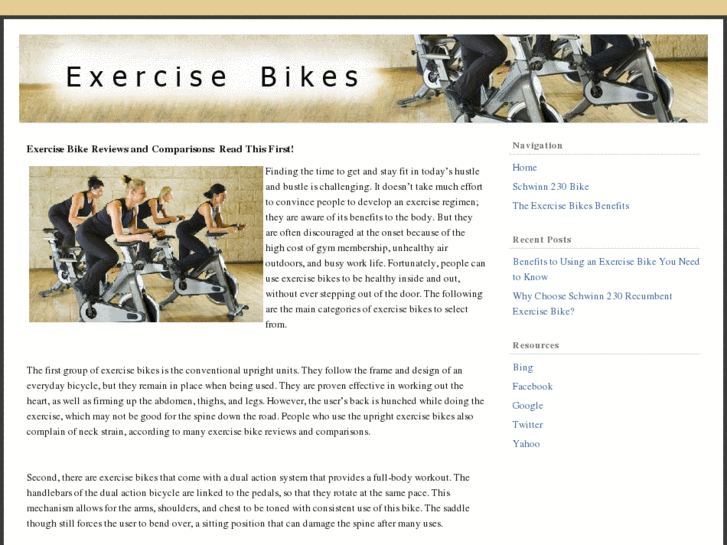 www.theexercisebikes.com