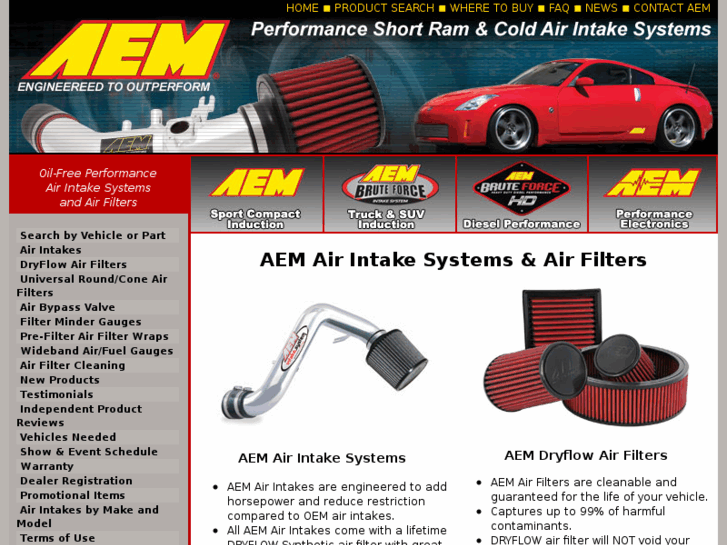 www.aemintakes.net