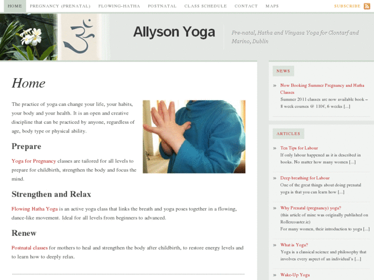 www.allysonyoga.com