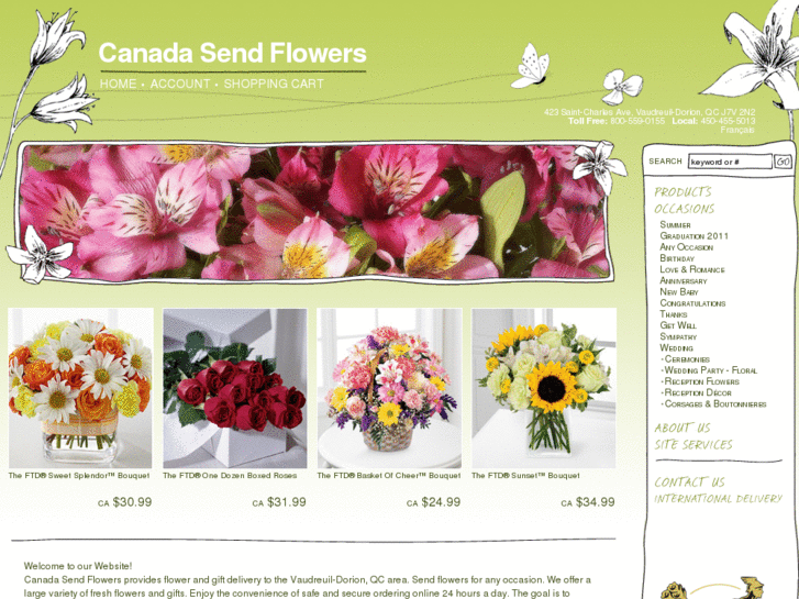 www.canadasendflowers.com