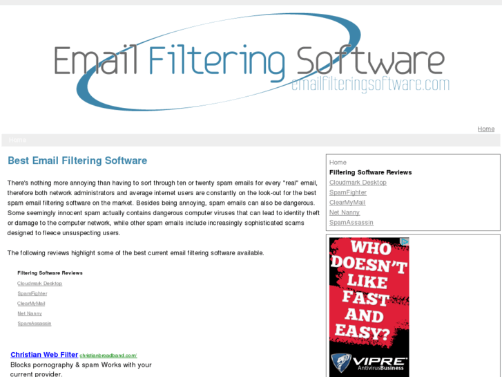 www.emailfilteringsoftware.com
