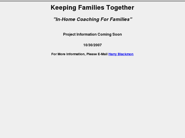 www.keepingfamiliestogether.org