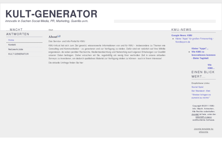 www.kult-generator.com