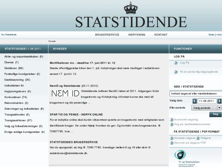 www.statstidende.dk