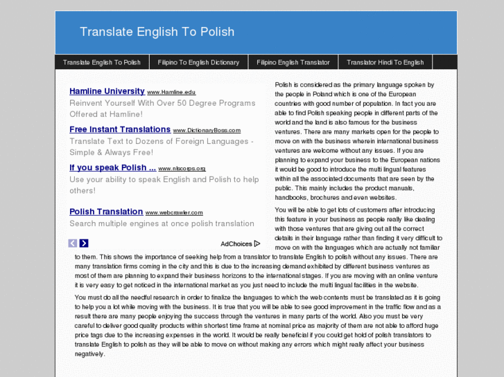 www.translateenglishtopolish.com