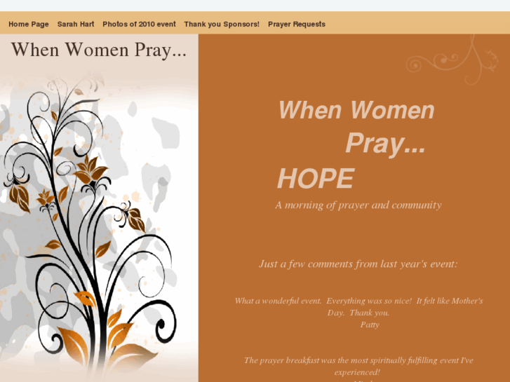 www.whenwomenpray.com