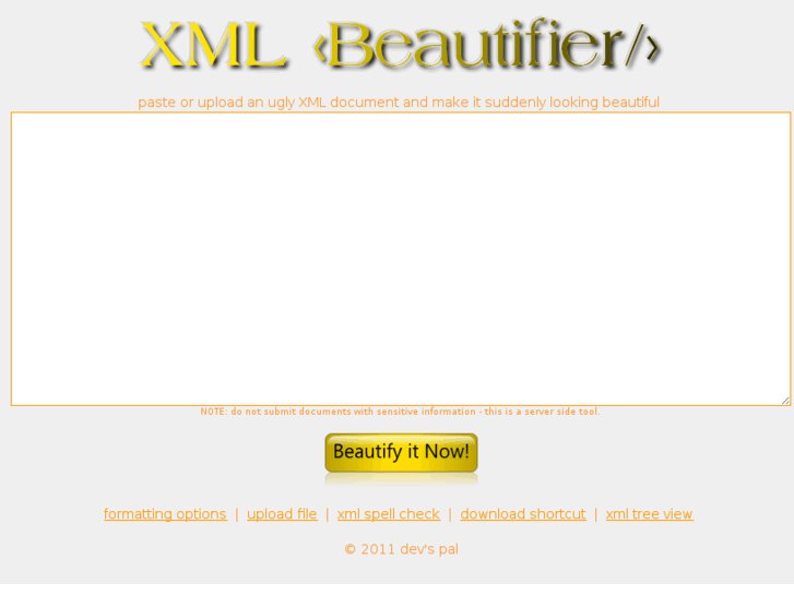 www.xmlbeautifier.com