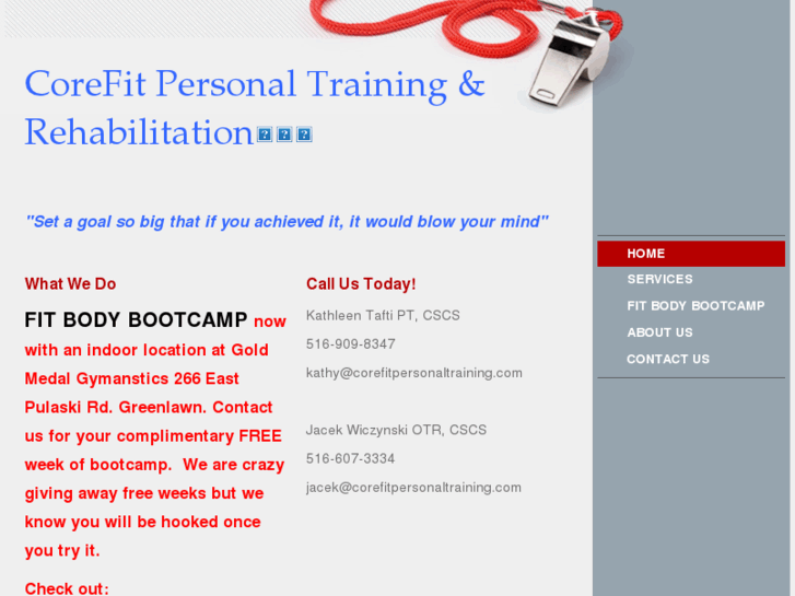 www.corefitpersonaltraining.com