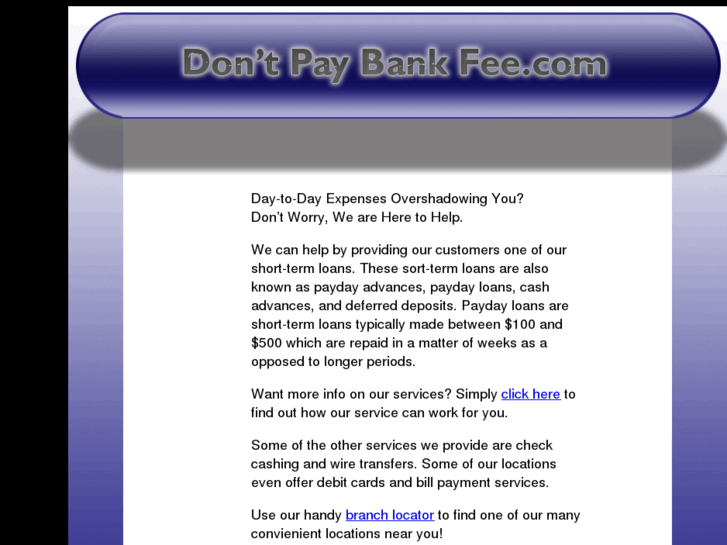 www.dontpaybankfee.com