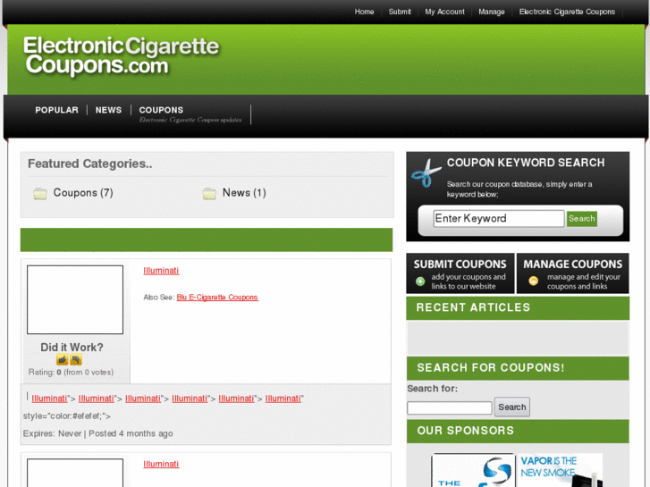 www.electroniccigarettecoupons.com