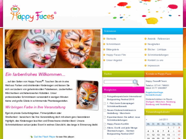 www.happyfaces-kinderschminken.de