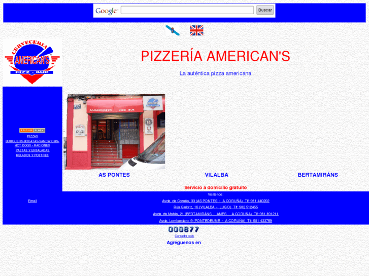 www.pizzamericansbur.com