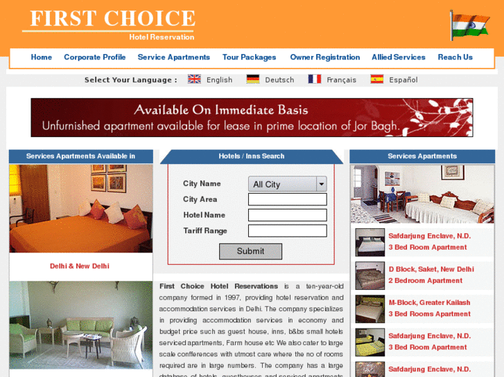 www.choiceindiahotels.com