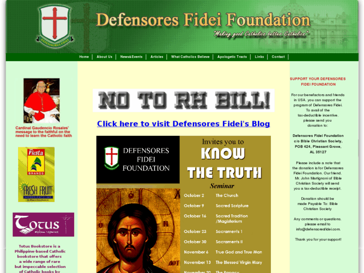 www.defensoresfidei.com
