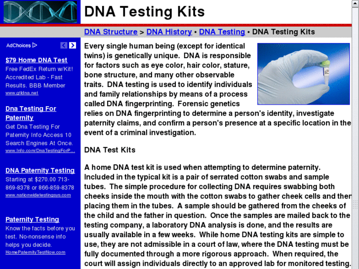 www.dnatestingkits.us