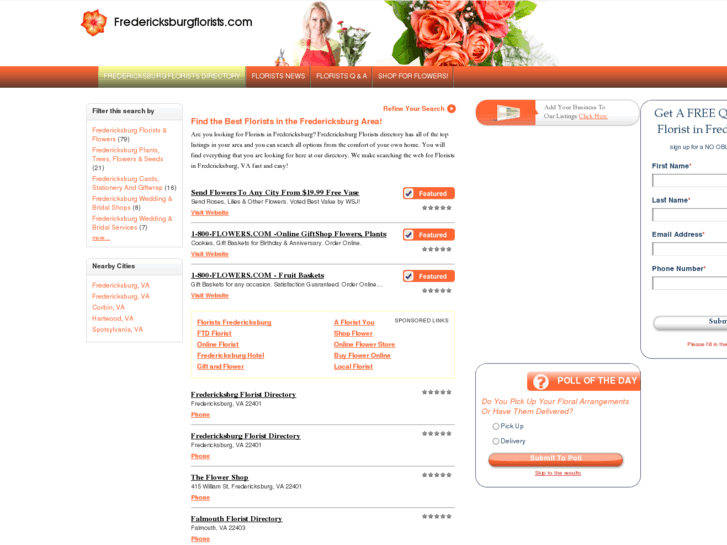 www.fredericksburgflorists.com