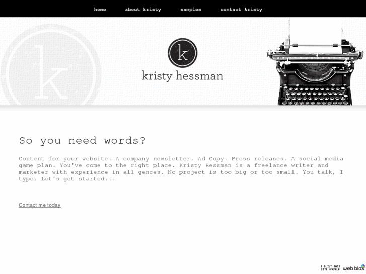 www.kristyhessman.com